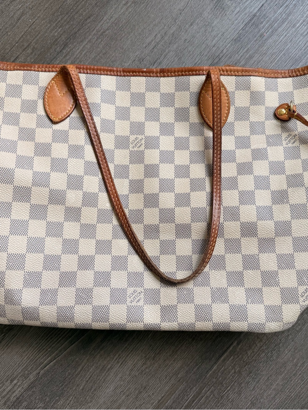 Authentic Louis Vuitton Neverfull GM – Damier Azur